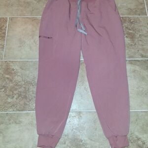 Figs Mauve Jogger Pants Large/ Petite